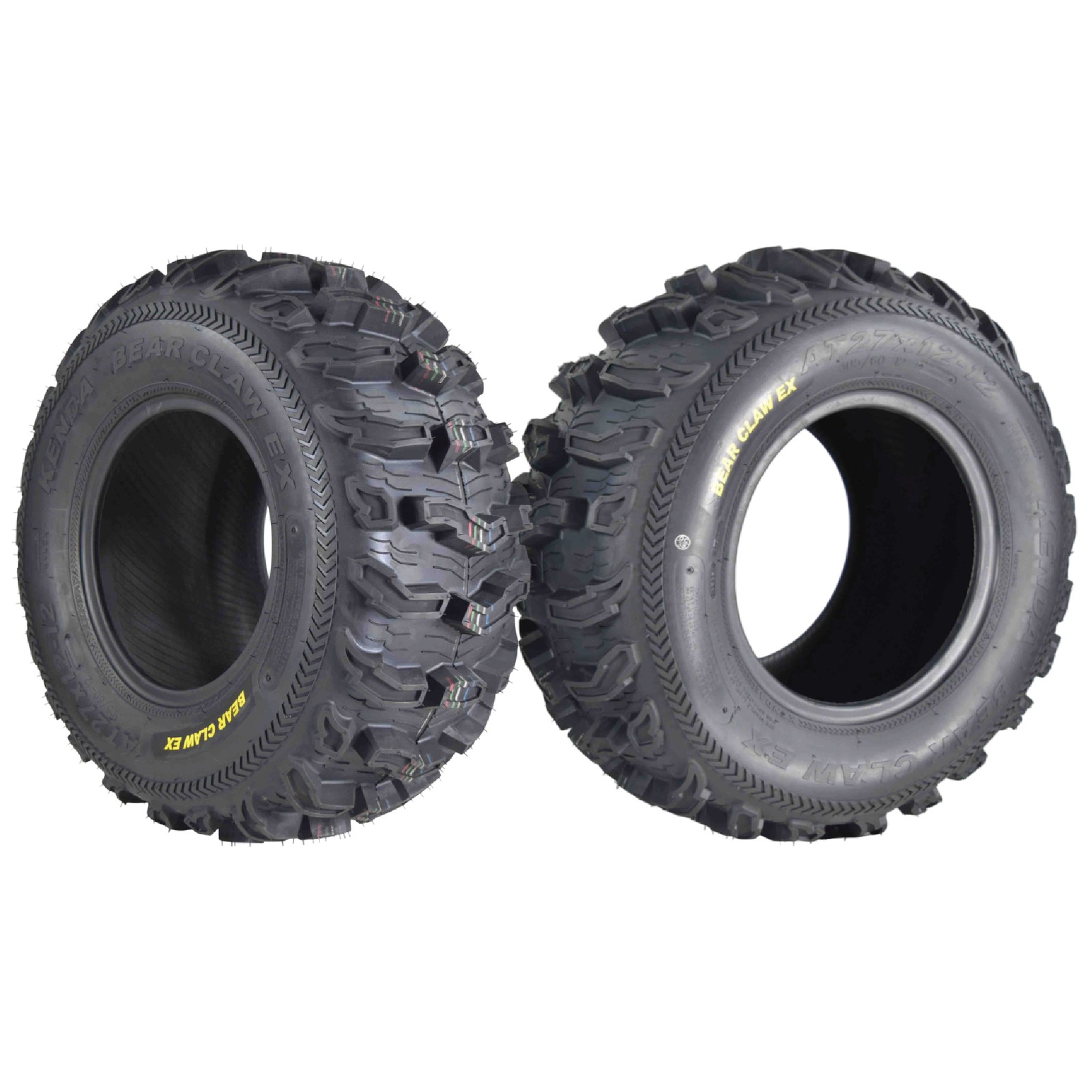 Kenda Bearclaw EX K573 – 27×12-12 Rear ATV/UTV Tires 6-Ply 27x12x12 (2 pk)