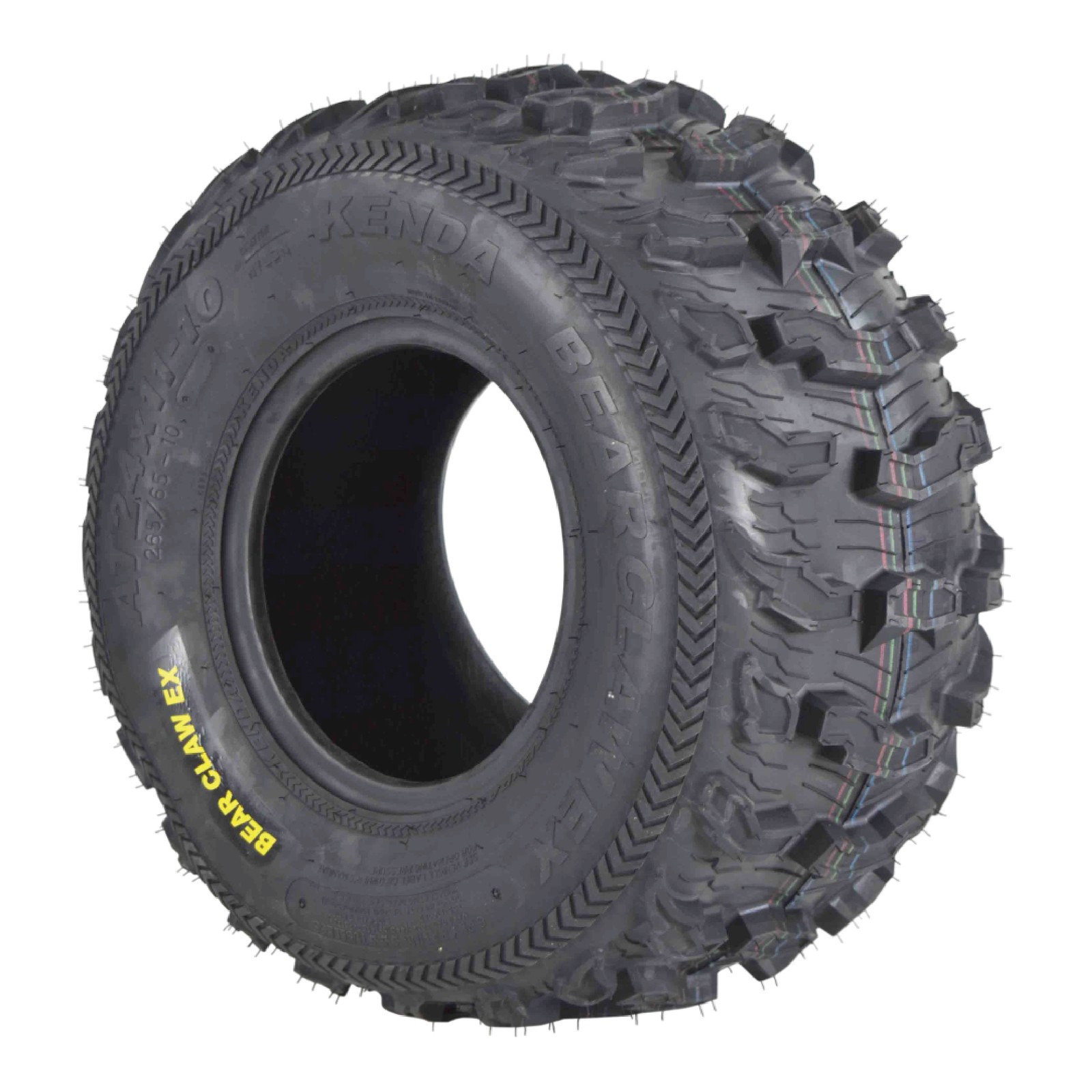Kenda Bearclaw EX K573 – 24×11-10 Rear ATV/UTV Tire – 6-Ply – Bear Claw 24x11x10