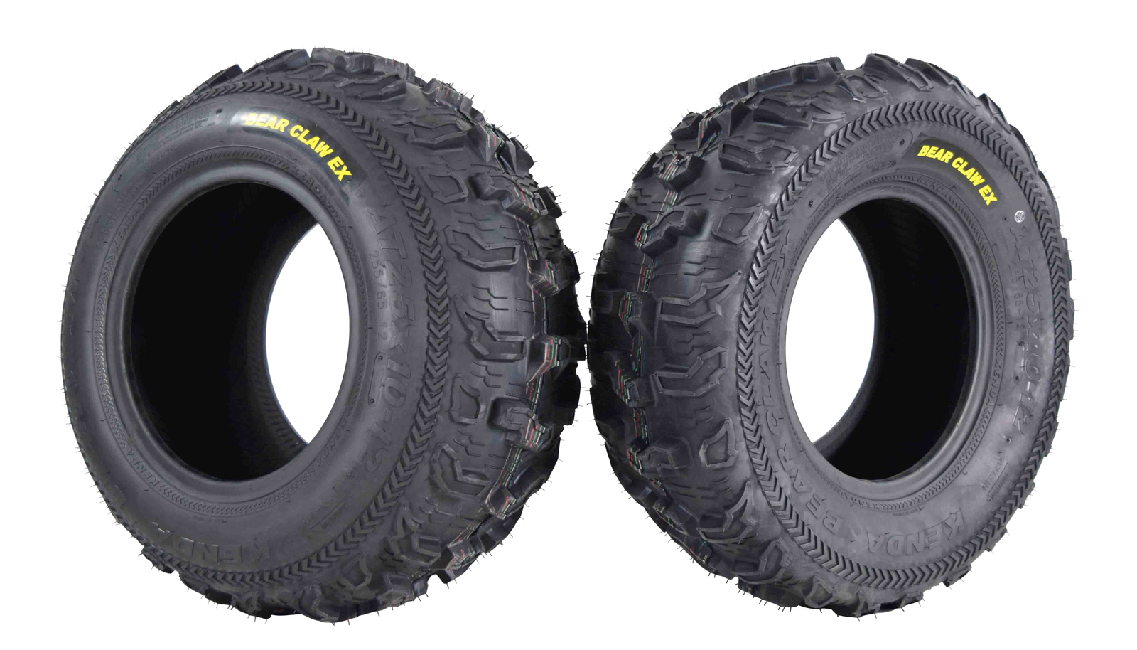 REAR 25-10-12 ATV KENDA BEARCLAW EX ATV TWO TIRES 25x10x12 25 10 12 (2) 25X10-12