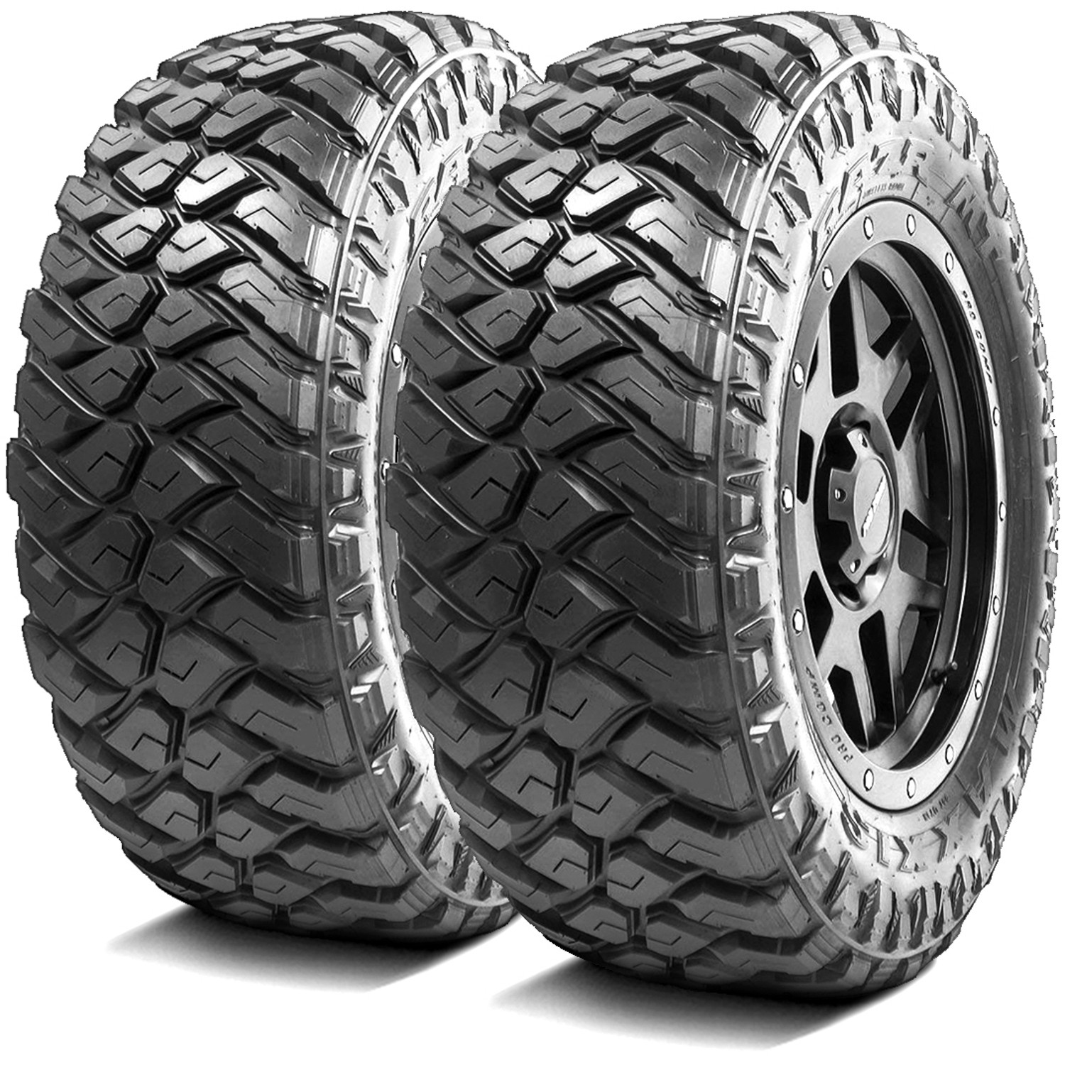 2 Tires Maxxis Razr MT LT 35X12.50R17 Load E 10 Ply M/T Mud
