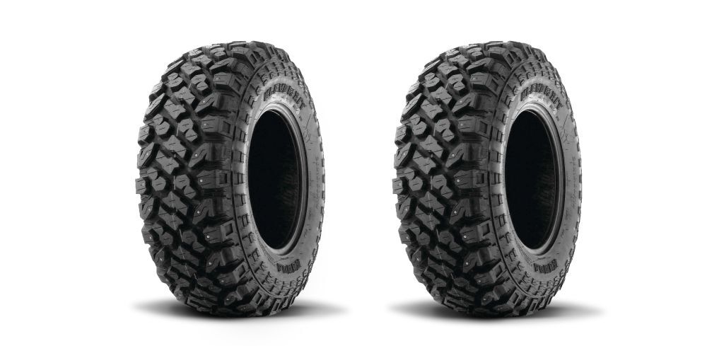 Kenda Set of Two K3204R Klever XT Front/Rear Radial Tires (8 Ply) [27x11R-14]