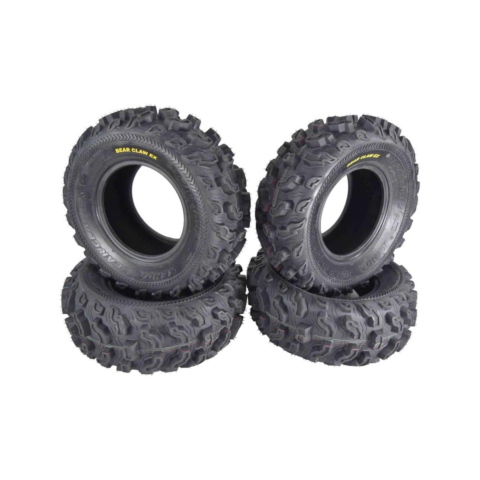 Kenda Bearclaw EX K573-26×10-12 Front Tires for All Terrain (ATV), UTV, and S…