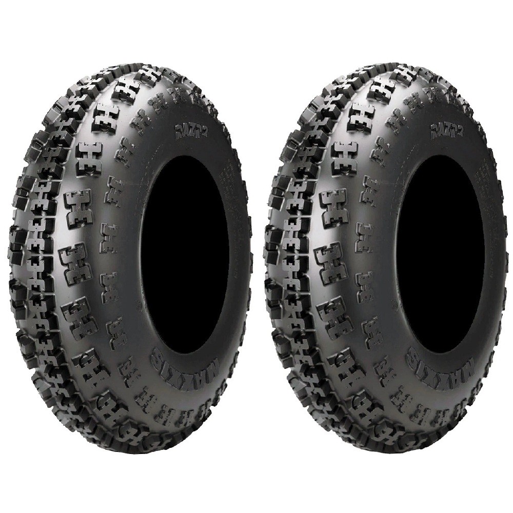 Pair of Maxxis Razr 2 Front ATV Tires 21×7-10 (2)