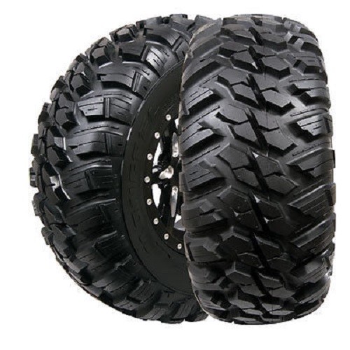 Set of (4) 25-10-12 GBC Kanati Mongrel 10 ply Radial ATV UTV 25×10-12 Tires