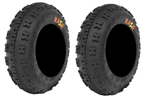 Pair of Maxxis Razr Front ATV Tires 4ply 22×7-10 (2)