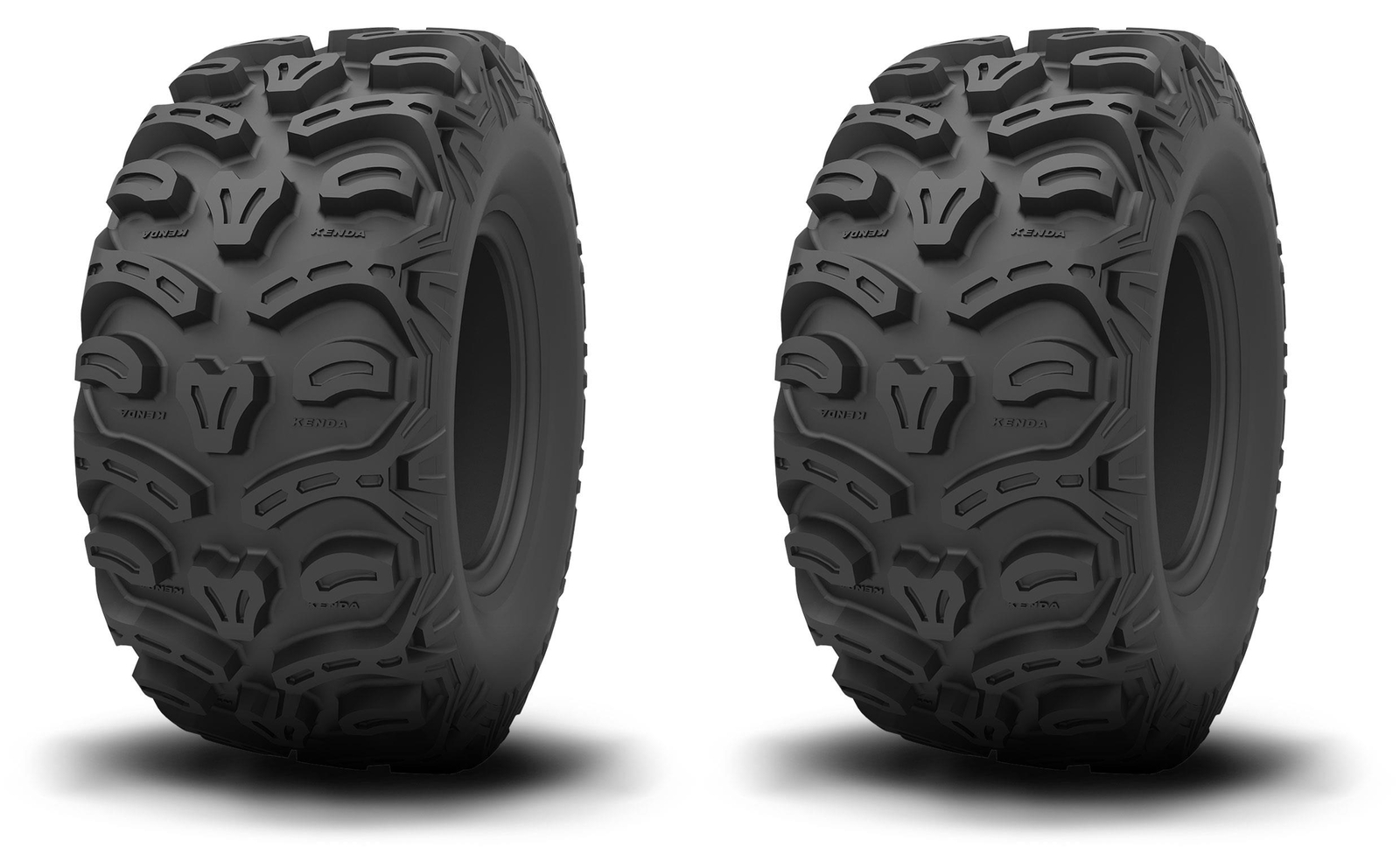 Set of 2 KENDA Bearclaw HTR Radial Rear Tires 26x11R-12 8-ply