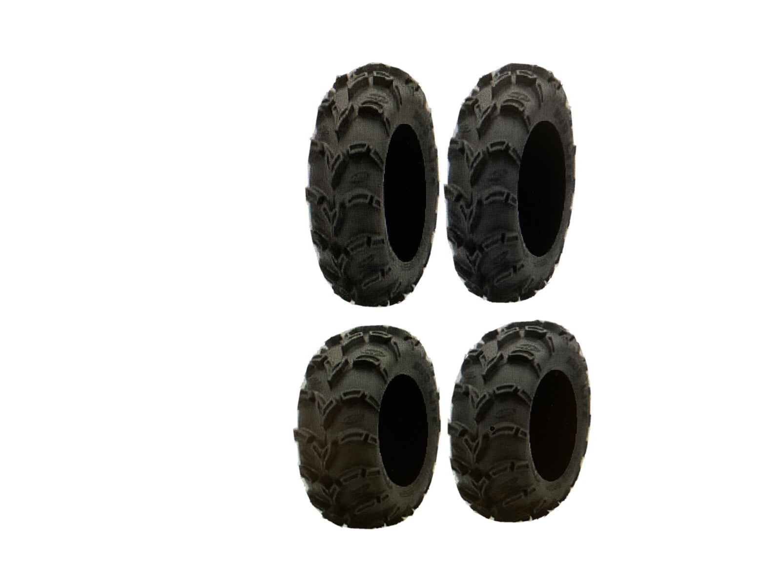 Four 4 ITP Mud Lite XL ATV Tires Set 2 Front 28×10-14 & 2 Rear 28×10-14 MudLite