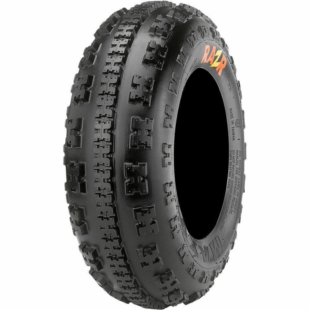(Pair) 2 Maxxis Razr Front ATV Tires 22x7x10 22×7-10 4 ply