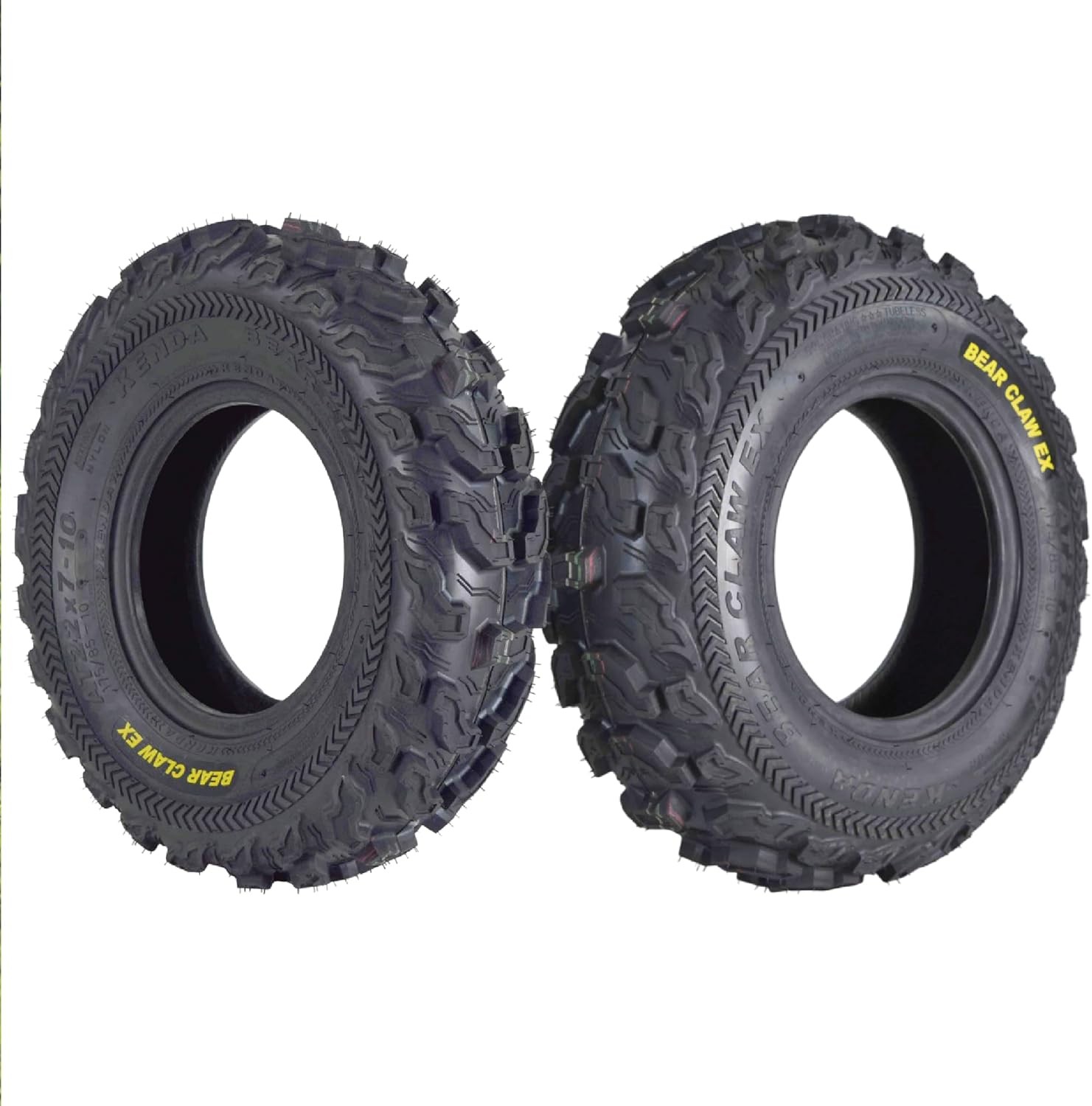 2-Pack Bearclaw EX K573-22×7-10 Front Tires for All Terrain,UTV,and SxS Vehicle