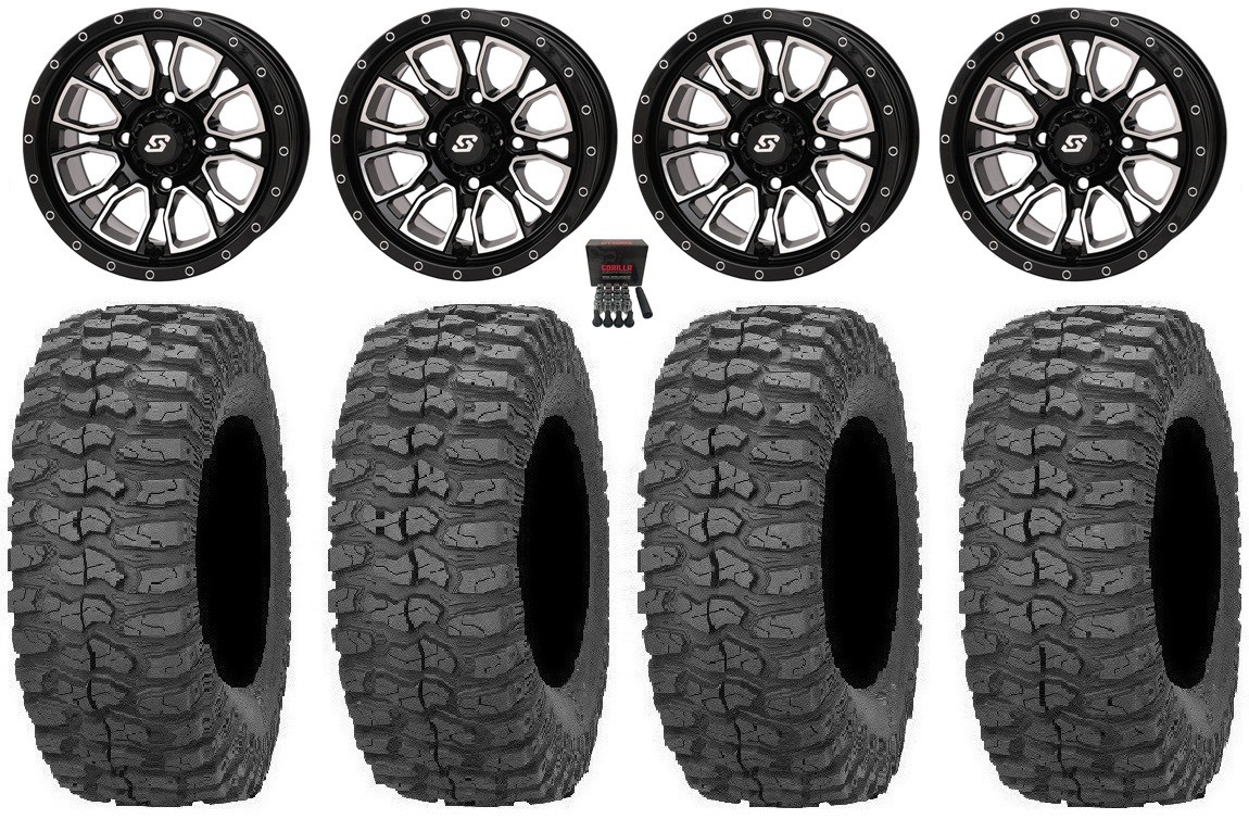 Sedona Fusion 14″ Wheels Mach +10mm 28″ Rock-A-Billy Tires Renegade Outlander