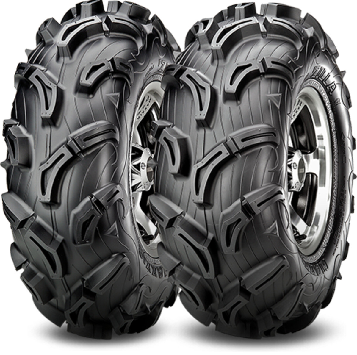 Set of 2 Maxxis Zilla Rear ATV UTV Tires AT28X12-12 6Ply